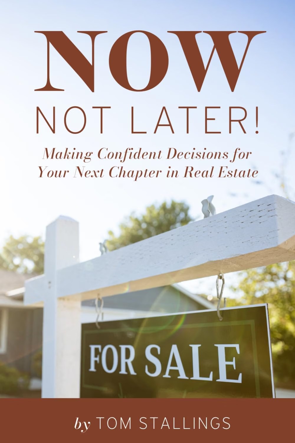 Now, Not Later!, book cover by Tom Stallings